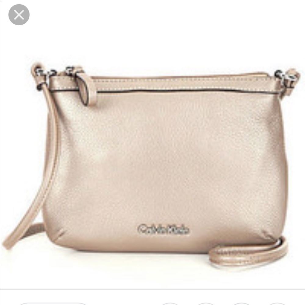 NWOT Calvin Klein Pebble crossbody purse